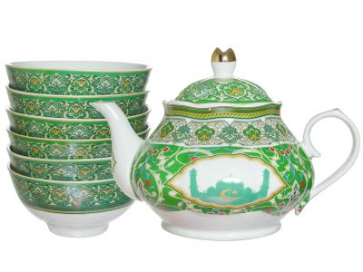 Чайный набор Мусульманский с пиалами 7пр (58533)