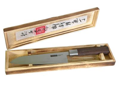 Нож 17, 8см кухонный Satoshi в деревянной коробке
