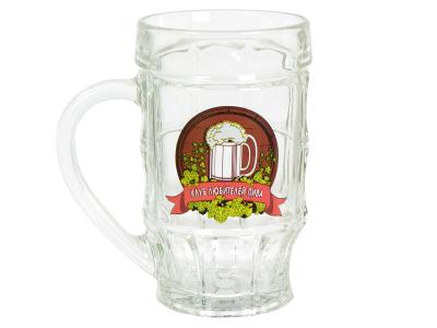 Кружка 500 мл для пива ''Пинта'' Клуб любителей пива Опытный стекольный завод