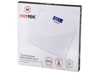 Весы напольные стекло Hottek HT-962-007 30*30см до 180кг HOTTEK