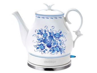 Чайник электрический 1,5л Голубые цветы ENERGY E-253C