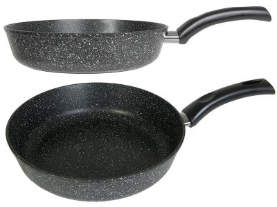 Сковорода 24см литая противопригарная «Neva Granite» Нева металл посуда