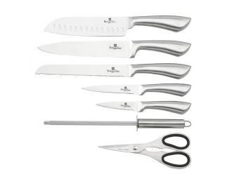 Набор ножей на подставке 8пр Carbon Metallic Line BerlingerHouse