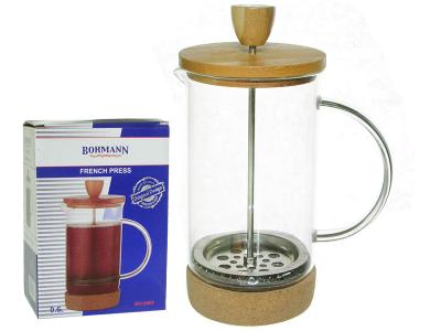 Кофе-пресс 0, 8мл стеклянная чаша бамбуковая подставка Bohmann