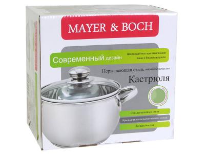 Кастрюля 2, 9л нерж круглая с крышкой Mayer&Boch