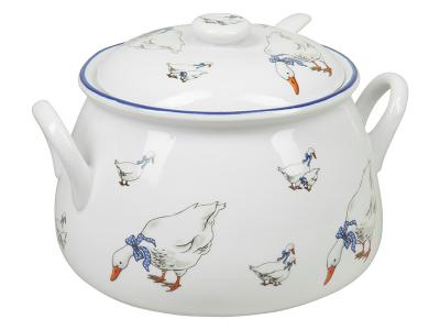Супница керамическая Гуси 2, 5л