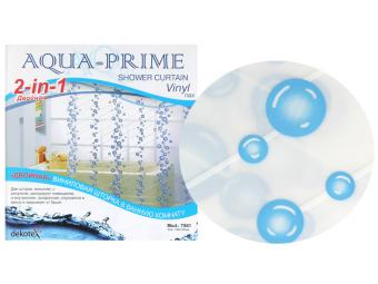 Штора для ванной двойная Пузырьки AQUA-PRIME