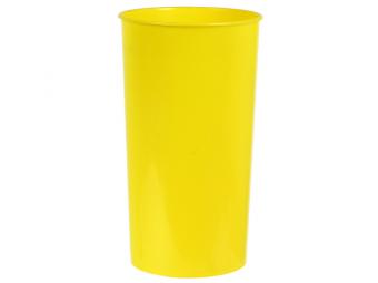 Ваза для цветов пластик желтая 14,6м