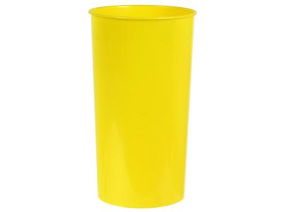 Ваза для цветов пластик желтая 14, 6м