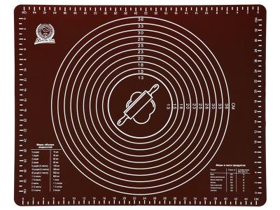 Коврик кулинарный 49, 5*40см со шкалой силиконовый Marmiton