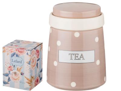 Банка для сыпучих продуктов Tea Pink 450мл Арти-М