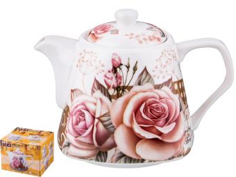 Чайник заварочный 700мл Роза чайная