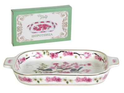 Шпротница Райские птички 18*10, 5*2, 5см