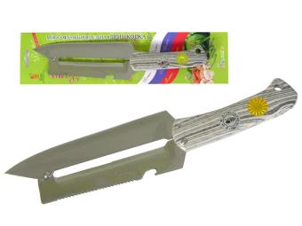 Нож-шинковка для капусты ручка под дерево