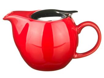 Чайник заварочный с метал крышкой Красный 500мл