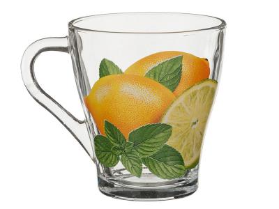 Кружка стеклянная Лимоны 280мл Арти-М