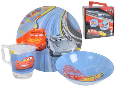 DISNEY CARS 3 Детский набор 3 предмета Luminarc