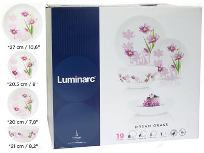 DREAME GRASS DIWALI Столовый сервиз 19пр (77794) Luminarc