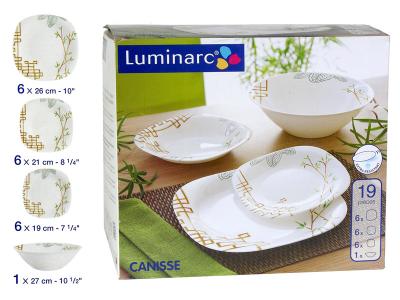 CANISSE столовый сервиз 19пр Luminarc