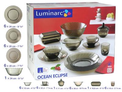 Ocean Eclipse Столовый сервиз 53 пр Luminarc