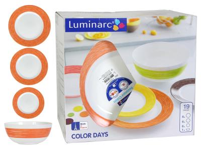 Colors Days Orange столовый сервиз 19 предметов Luminarc