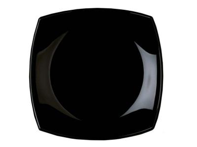 QUADRATO тарелка десертная 19см черная Luminarc