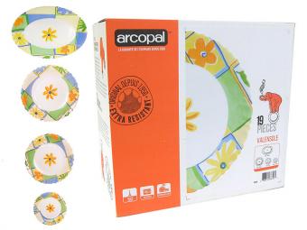 ARCOPAL VALENSOLE Столовый сервиз 19пр 6 персон (68745)