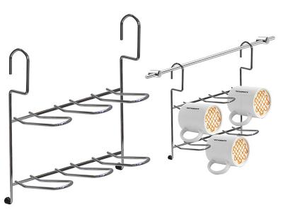 Держатель для кружек на рейлинг 24*10*24см
