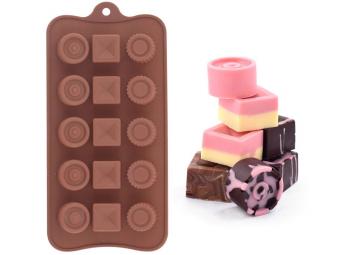Форма для шоколадных конфет силиконовая ''Ассорти''